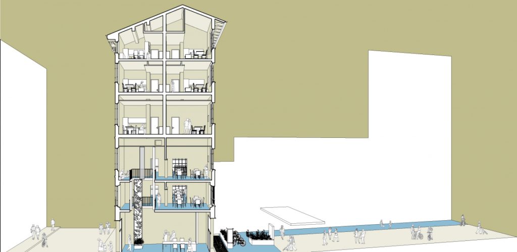 Progetto di Cohousing di via del Porto 15 a Bologna.