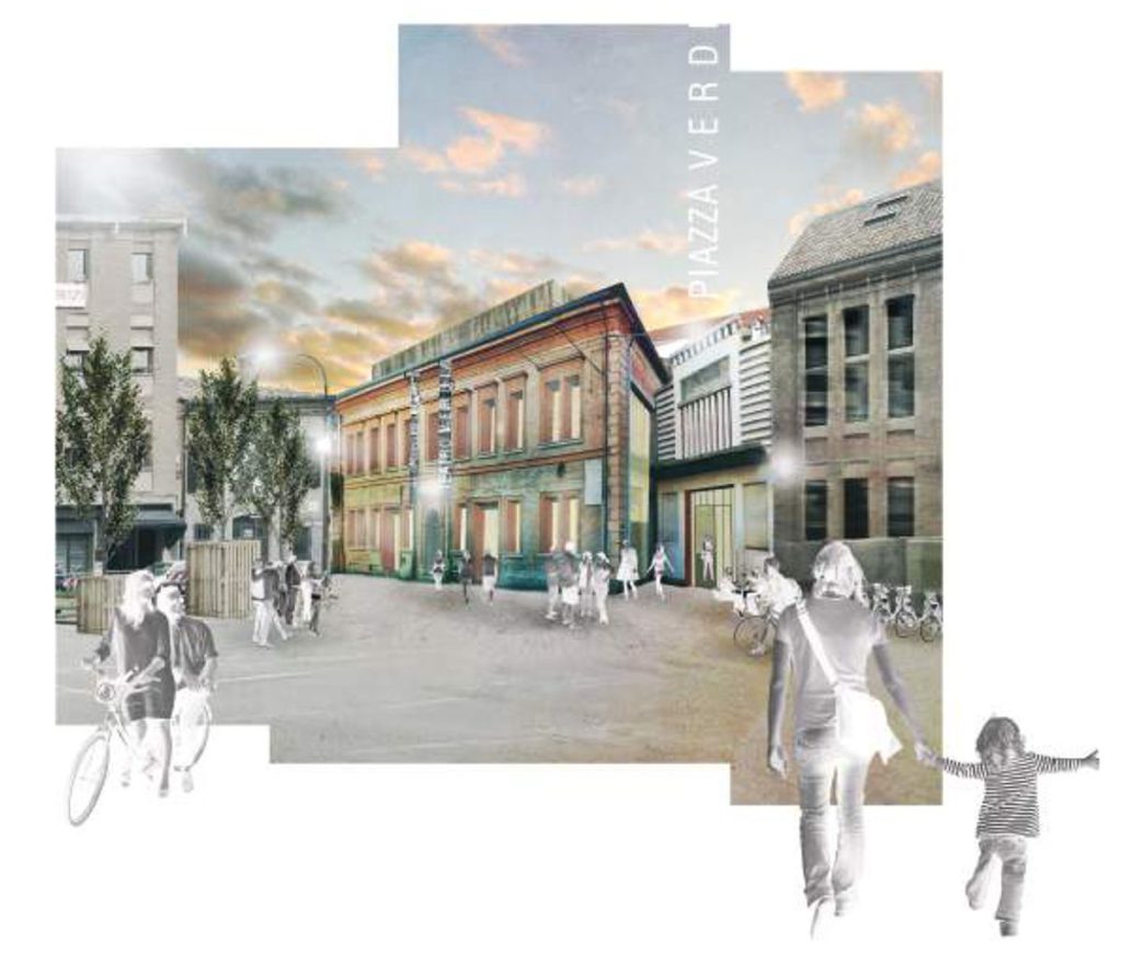 Ferrara: esterno Teatro Verdi.