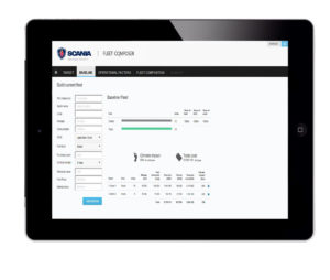 Scania ha sviluppato Scania Fleet Co2mposer, uno strumento di ottimizzazione unico grazie al quale può costruire soluzioni di trasporto sostenibili, in grado di ridurre le emissioni di Co2.