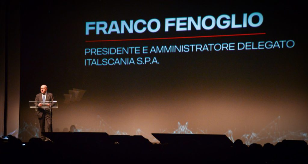Intervento del presidente e ad Scania Italia Franco Fenoglio.