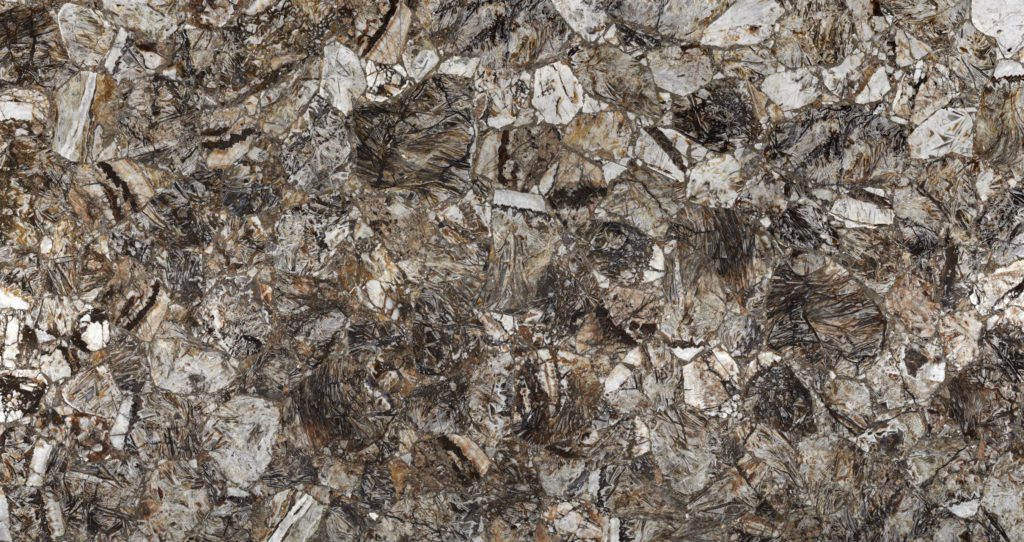 Dettaglio della finitura Ivory Jasper (Foto Antolini)