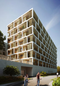 Complesso residenziale Ilot A a Cloche d’Or (foto Came)