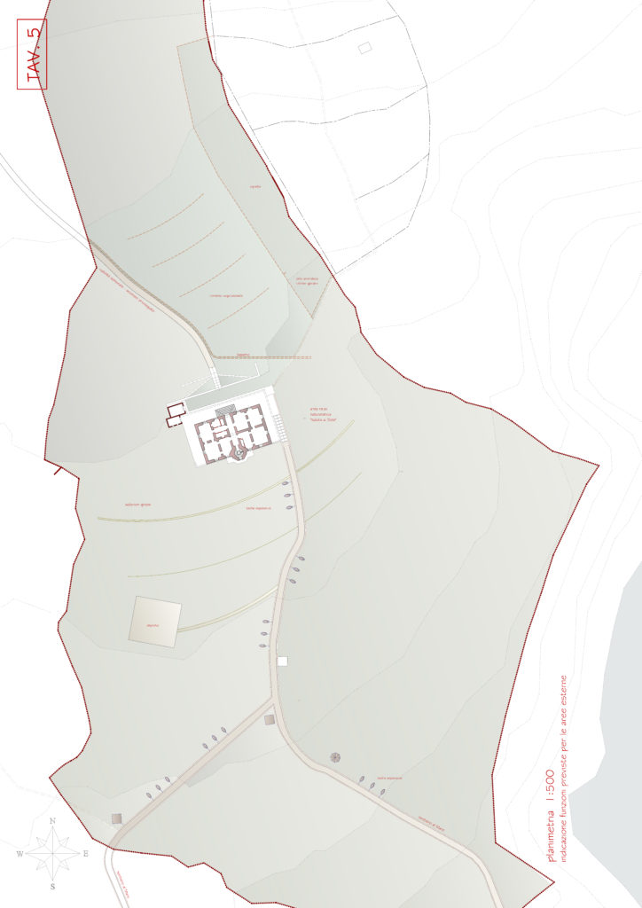 Faro di Cape Rosso | Planimetria generale.