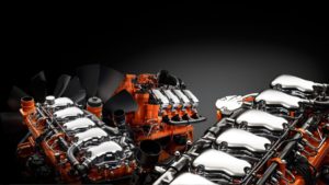 Motore ibrido Scania.