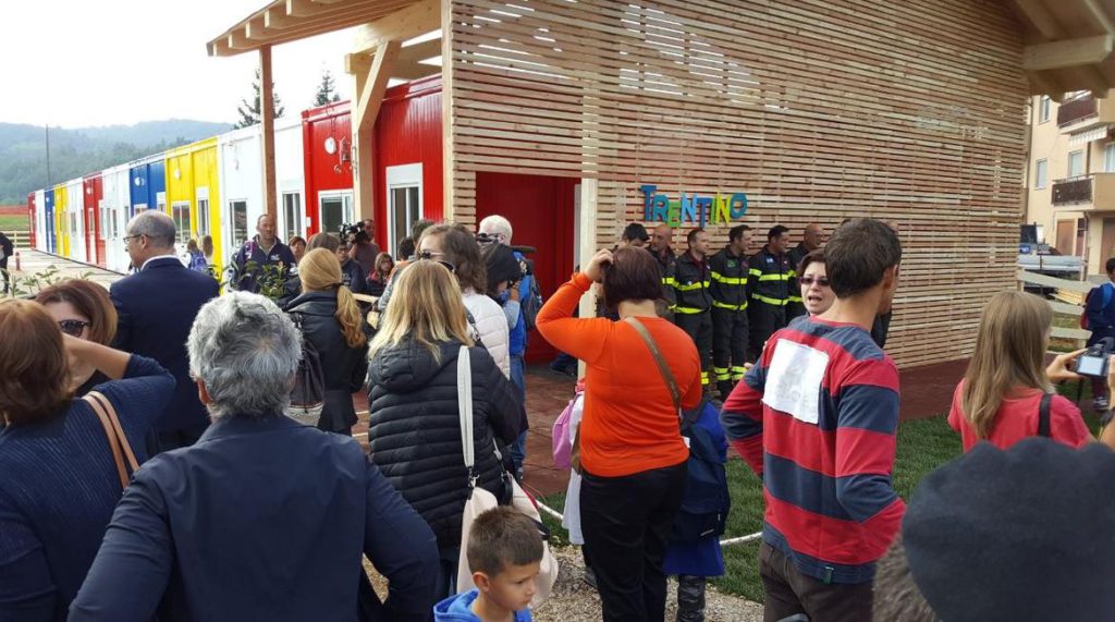 Inaugurazione della nuova scuola di Amatrice