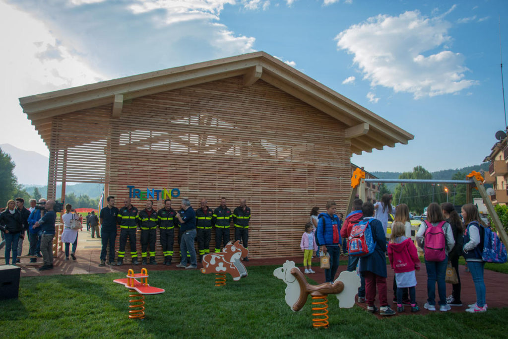 Inaugurazione della scuola di Amatrice