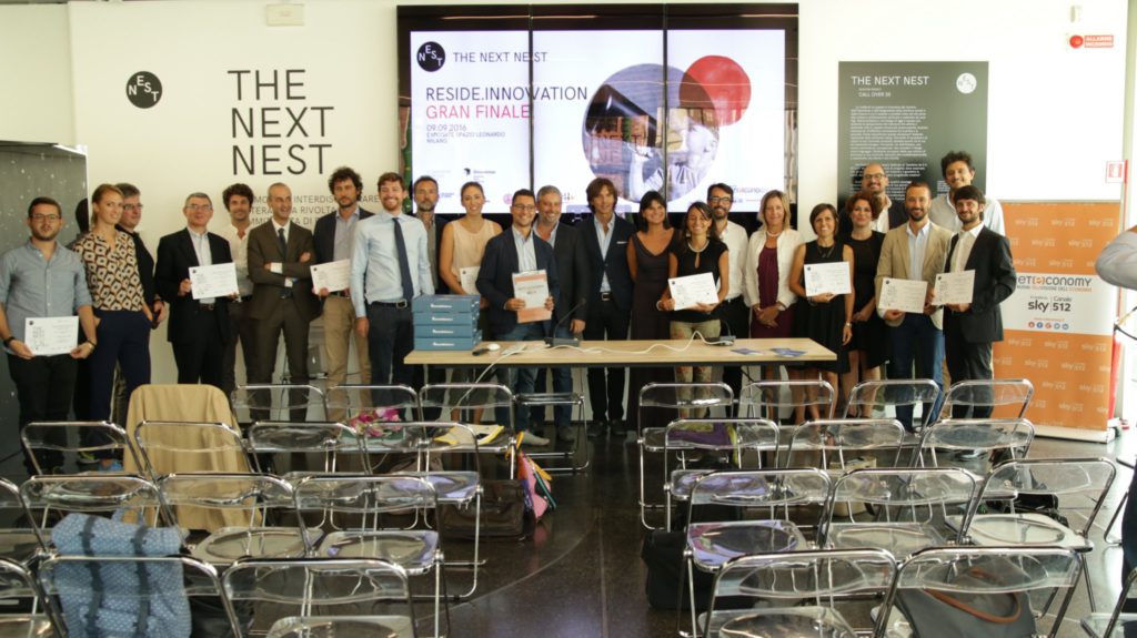 La premiazione dei vincitori di Reside Innovation Call