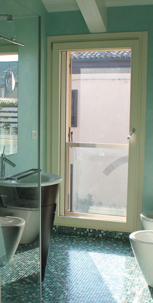 Interni | Il bagno a lavori ultimati.