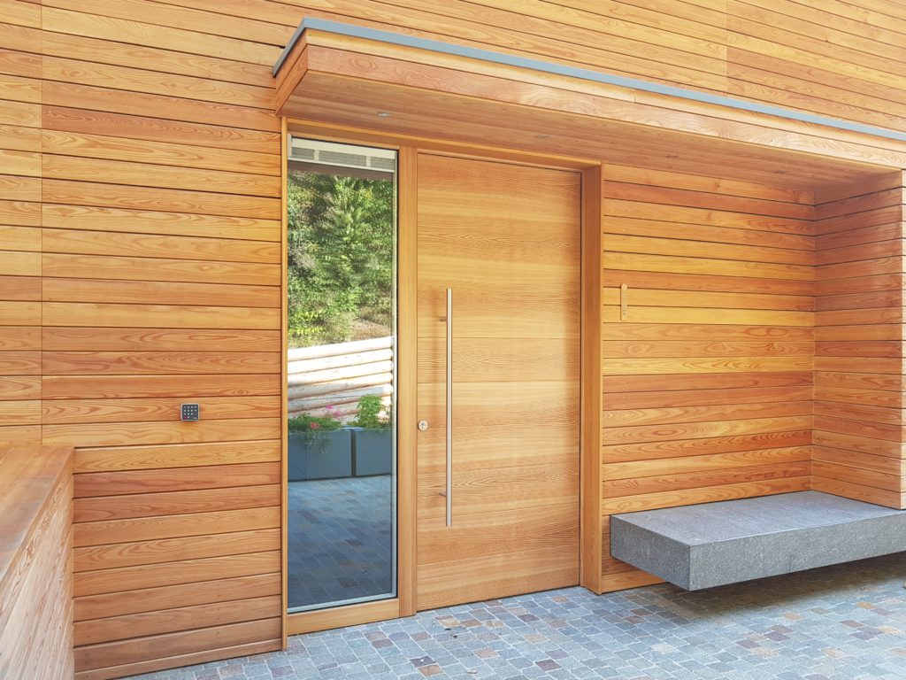 Portoncino d'ingresso (foto Alpilegno)