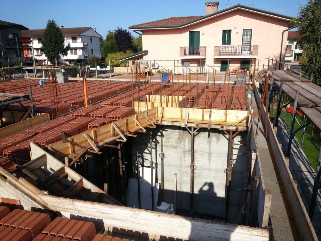 Solaio in laterocemento.