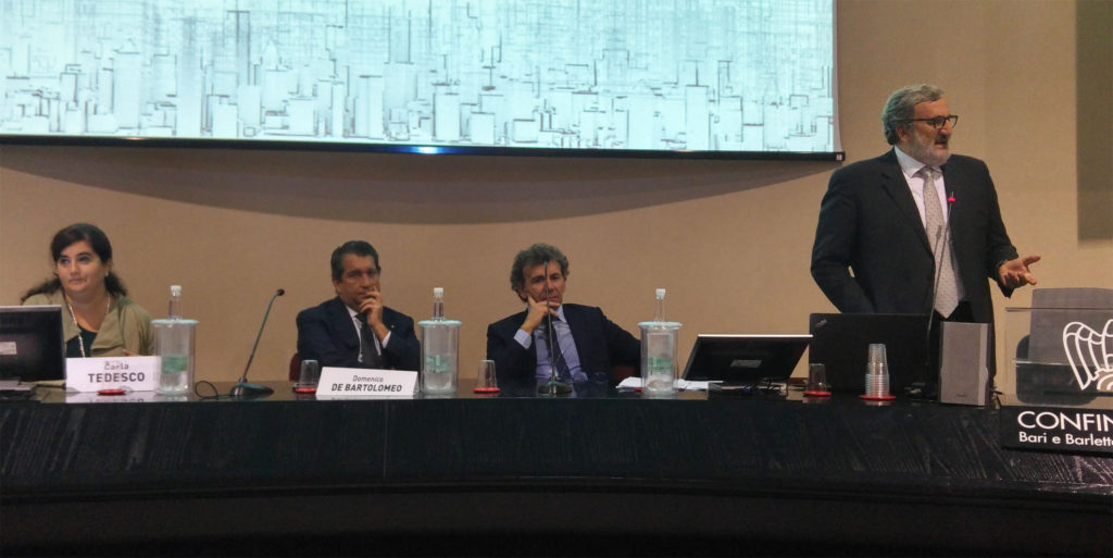 I relatori del convegno (foto Ance Puglia)