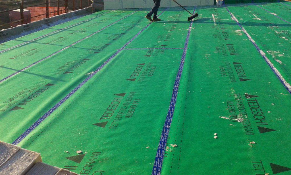 Pacchetto di copertura nastrato.