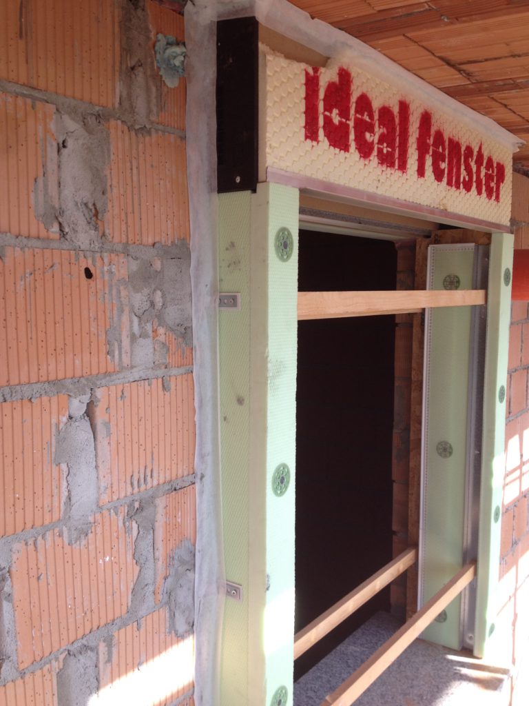 Controtelai finestre con monoblocco isolato.