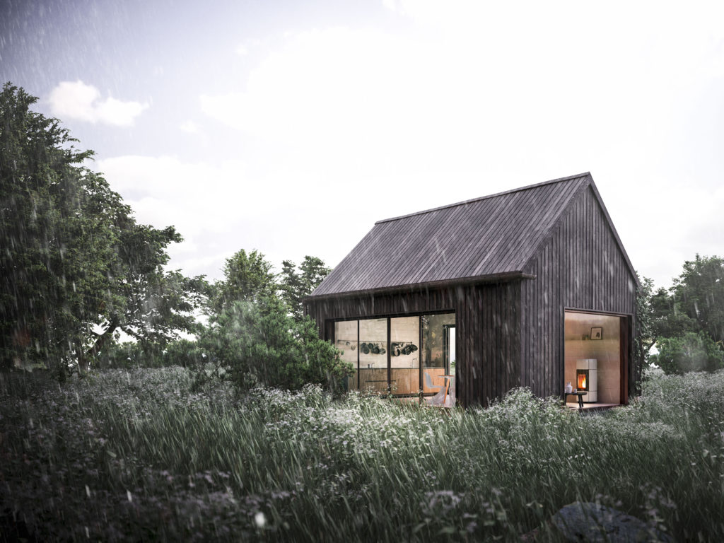 Curve, stufa a pellet canalizzabile Mcz (foto Mcz)