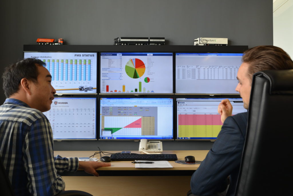 Scania Fleet Management Centre Hong Kong Photo: Toby Tang