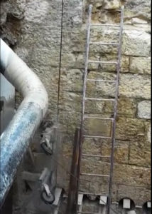 Tecnotagli+Tyrolit | Per il taglio verticale laterale del muro è stato utilizzato il filo diamantato Tyrolit Dwl*** Cl Premium, sinterizzato per calcestruzzo.