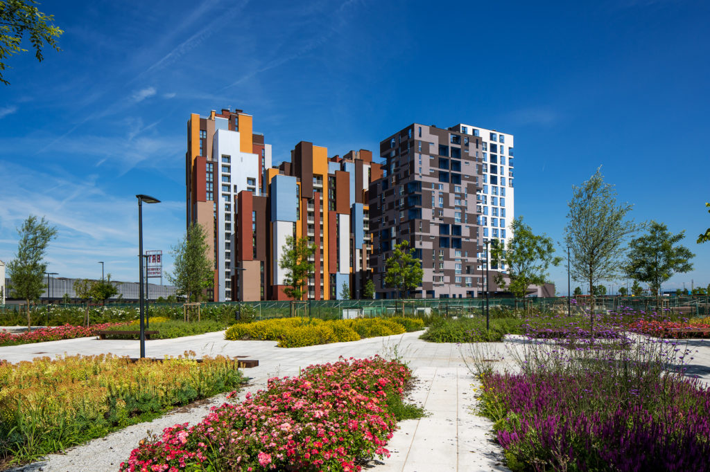 Complesso residenziale Cascina Merlata (foto Baumit)