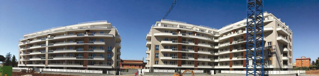 Realizzazione complesso residenziale "Giardini di Trigoria" (foto Anpel)