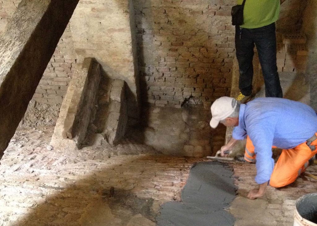 rinforzo strutturale basilica San Bernardino da Siena