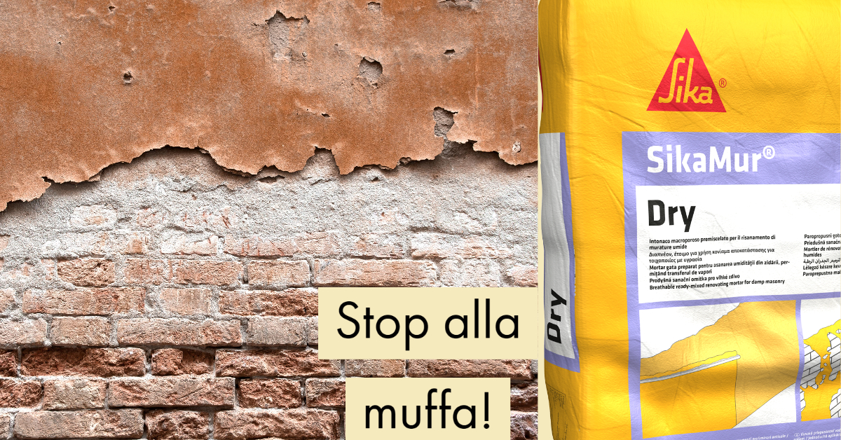 La soluzione Sika che elimina definitivamente le macchie di umidità dagli ambienti