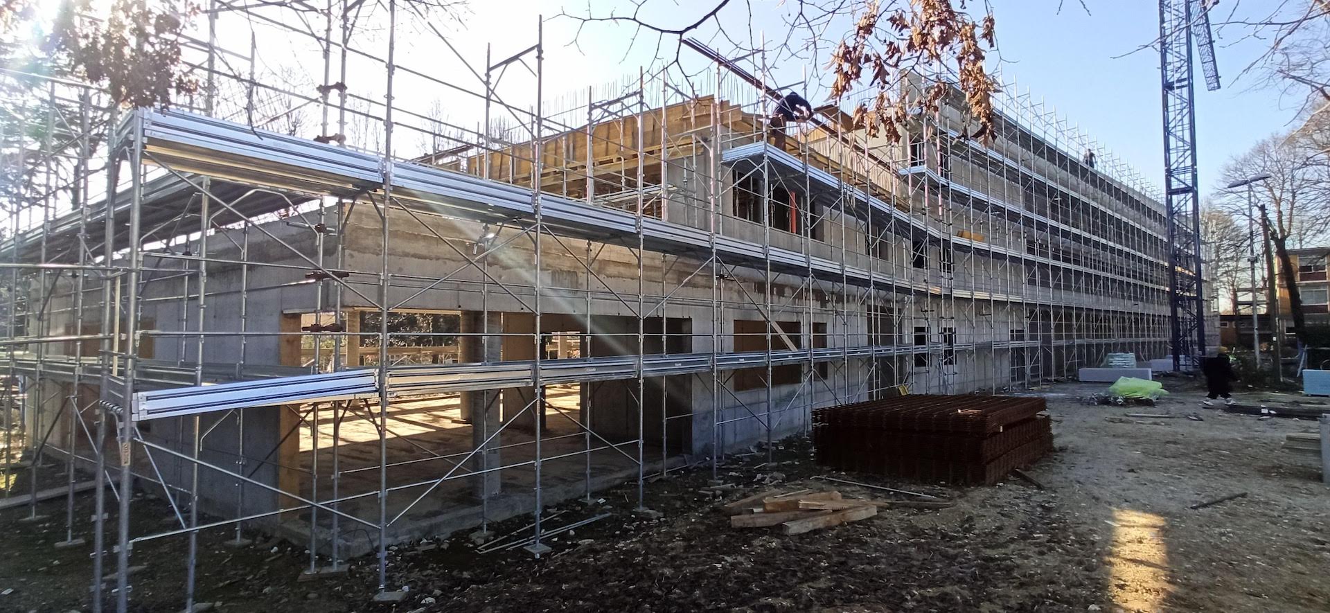 Le pareti esterne saranno rivestite con cappotto termico