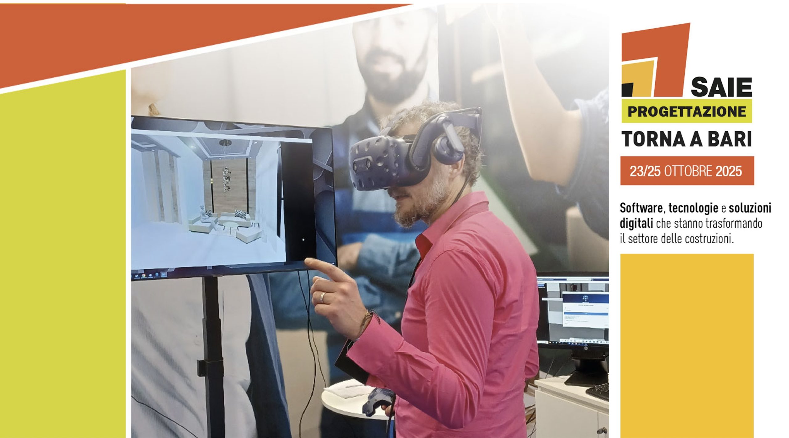 Saie Bari 2025. Progettazione e Digitalizzazione tra i principali settori espositivi
