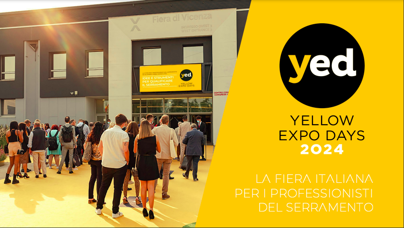 Yed 2024, dall’11 al 13 aprile torna la fiera dedicata ai professionisti del serramento