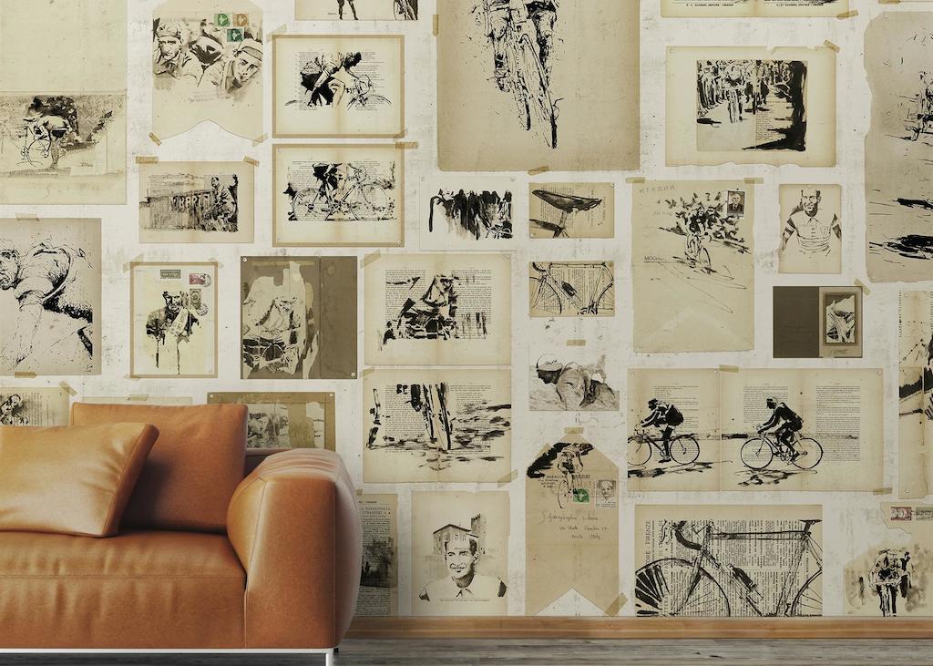 WallPepper. Fascino industriale steam-punk per la parete