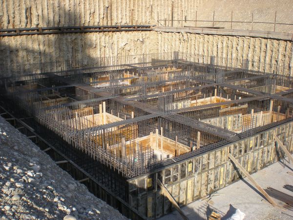 Fondazione primo corpo scala