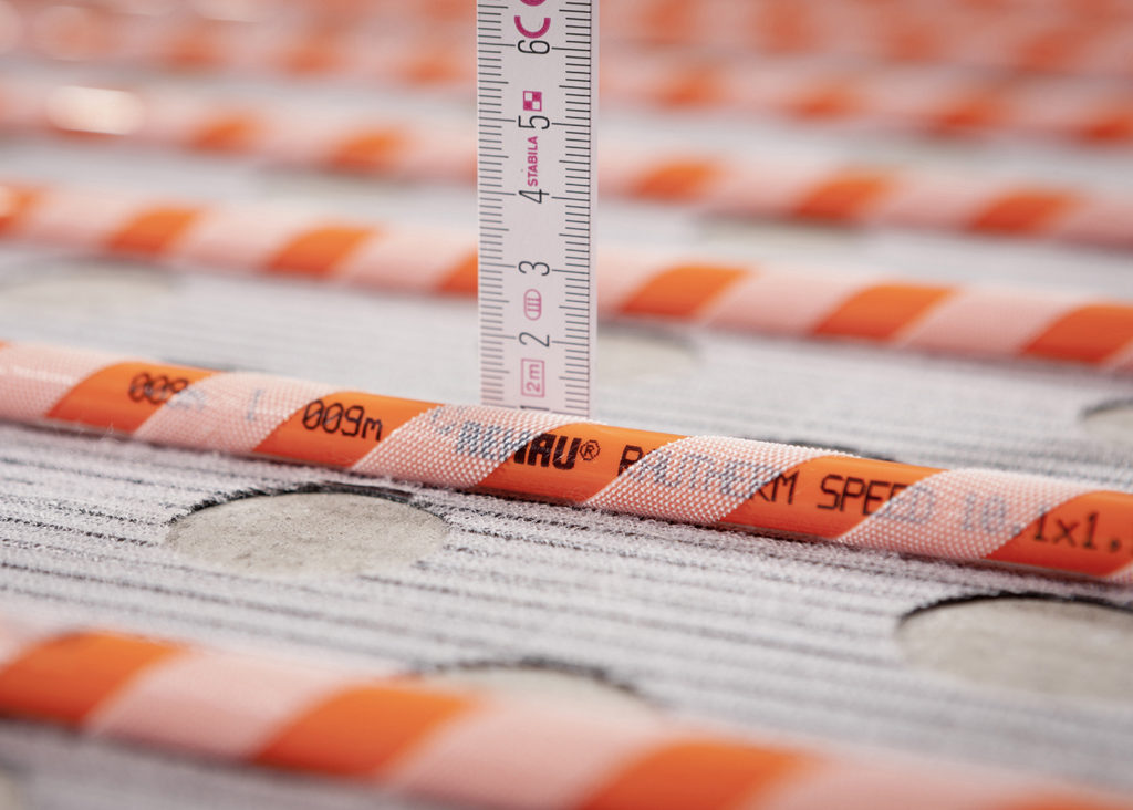 Rehau. Un sistema ad aggancio rapido per massetti autolivellanti