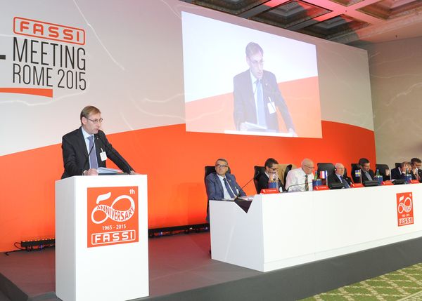 Rome Meeting 2015, a parlare è Giovanni Fassi, Ceo dell'azienda Fassi Gru spa