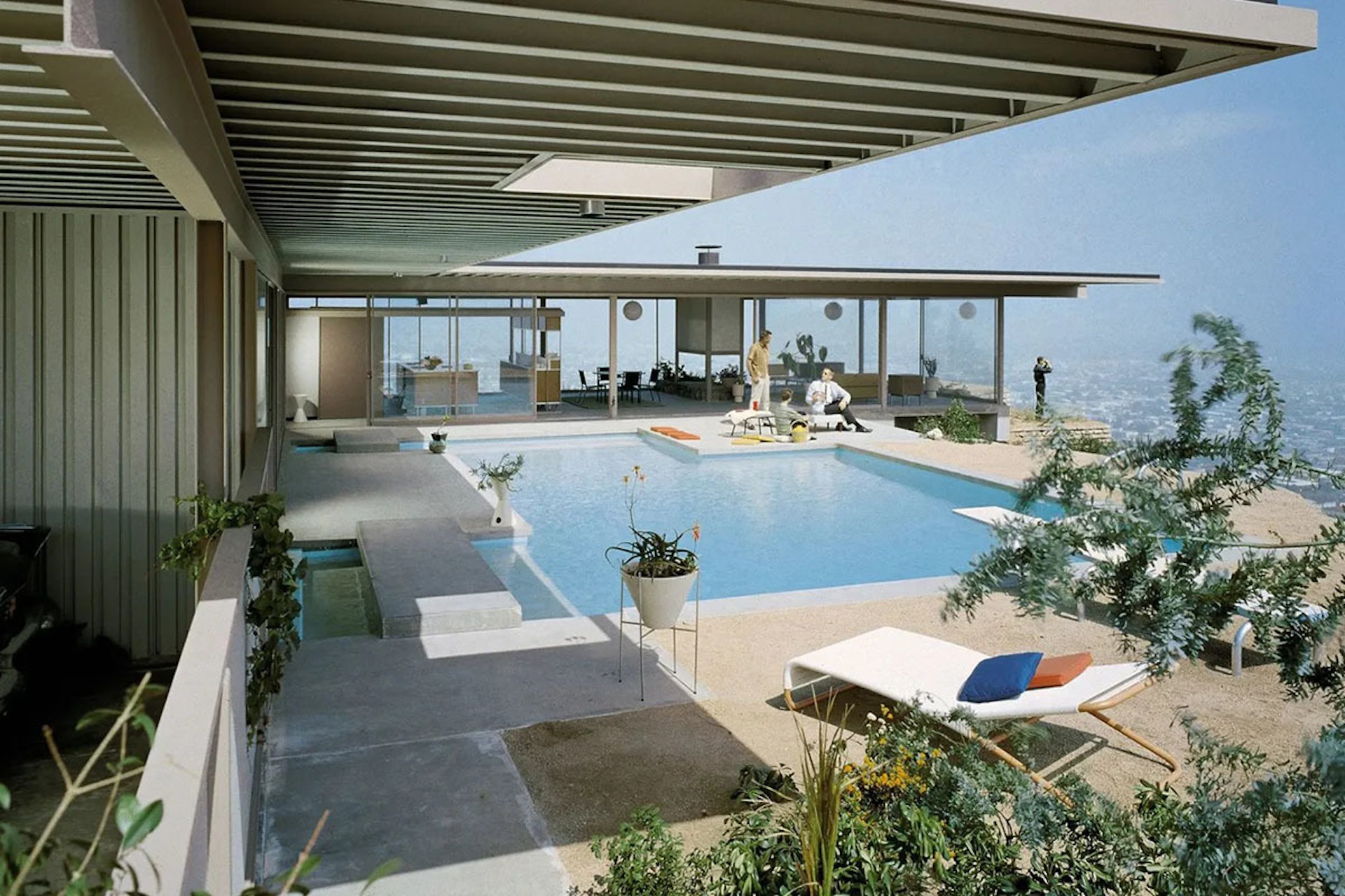 Case Study House # 21, Bailey House, West Hollywood, Pierre Koenig (1958-1960)
