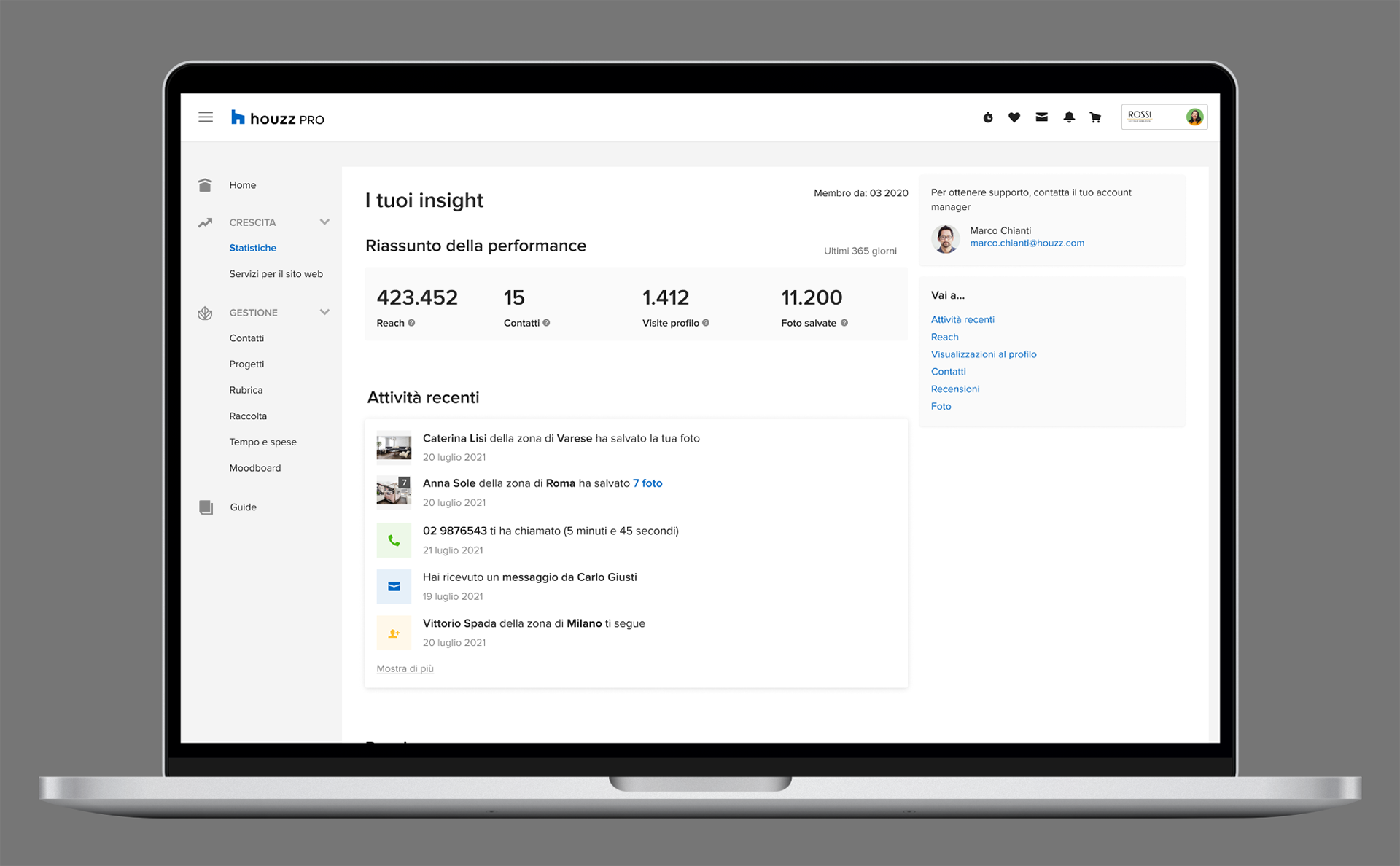 Houzz lancia il nuovo software di business management per i designer ...
