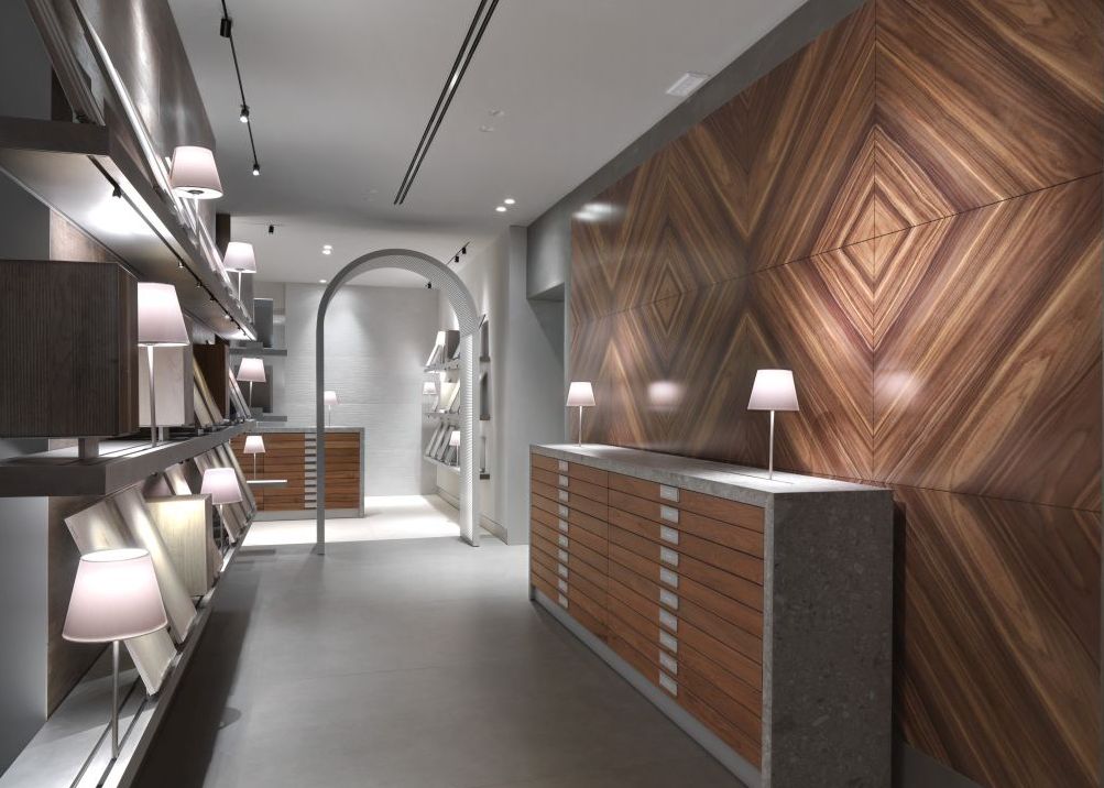 Marazzi. Lo showroom come la biblioteca di un collezionista