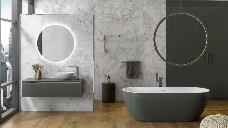 Porcelanosa. Arredi bagno ispirati ai colori invernali