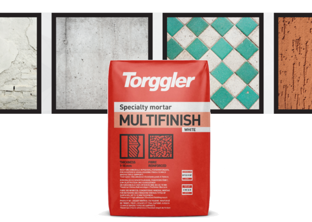 Torggler. Le malte tecniche per finiture super rapide