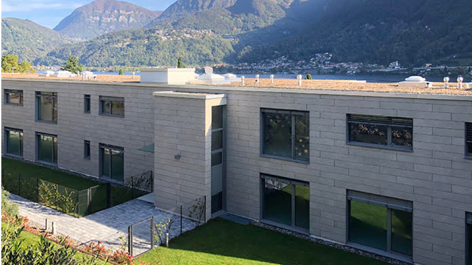 Facciate ventilate per 22 residenze a Riva San Vitale