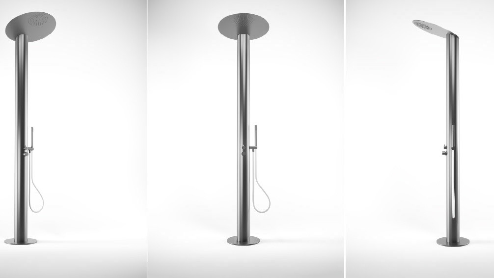 F.lli Frattini. Linea compatta per la colonnina doccia bordopiscina