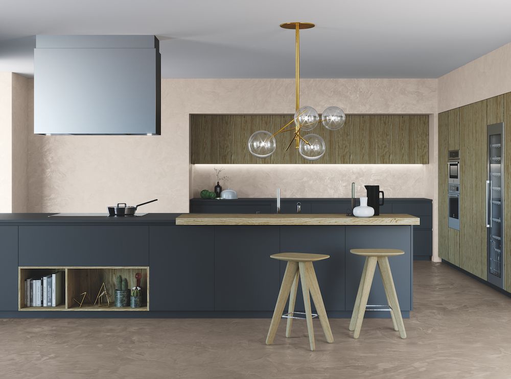 Rivestimento decorativo effetto cemento