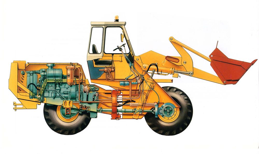 La pala gommata Jcb compie 50 anni