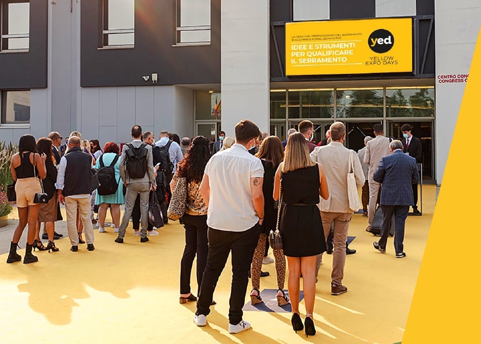 Yed 2024 la fiera del serramento a Vicenza 11-13 aprile