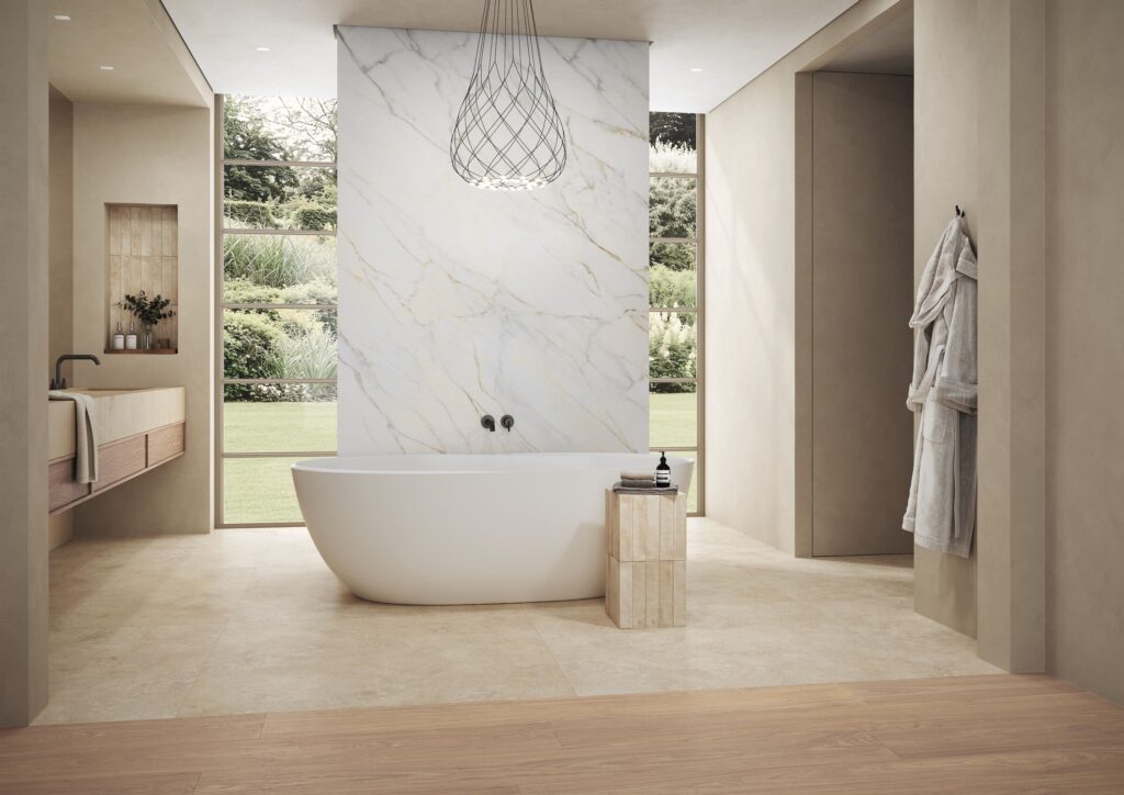 Marazzi. il gres porcellanato che reinterpreta la pietra romana ...