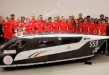 Solar cars, a four-seats racing vehicle