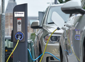 Smart electric vehicle: charging network in Amsterdam