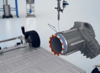 ViscoTec Resin mass application electric motor