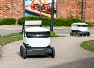 Delivery robots providing a vital service during the quarantine