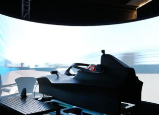 Formula E, the driving simulator of BMW Group