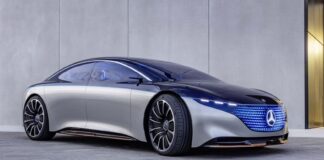 The electric prototype of Mercedes