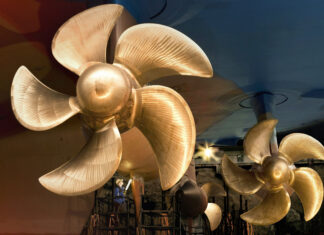 Electric motors for a total propulsion power of 178 megawatts