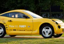 The electric sports car that stems from wastes